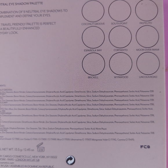 Cargo cosmetics eyeshadow palette - Picture 4 of 5